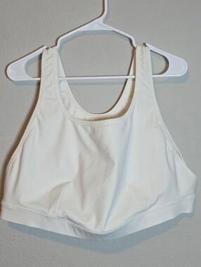 ​Girlfriend Collective White Sports Bra 4X Plus Size Sustainable Eco-Friendly